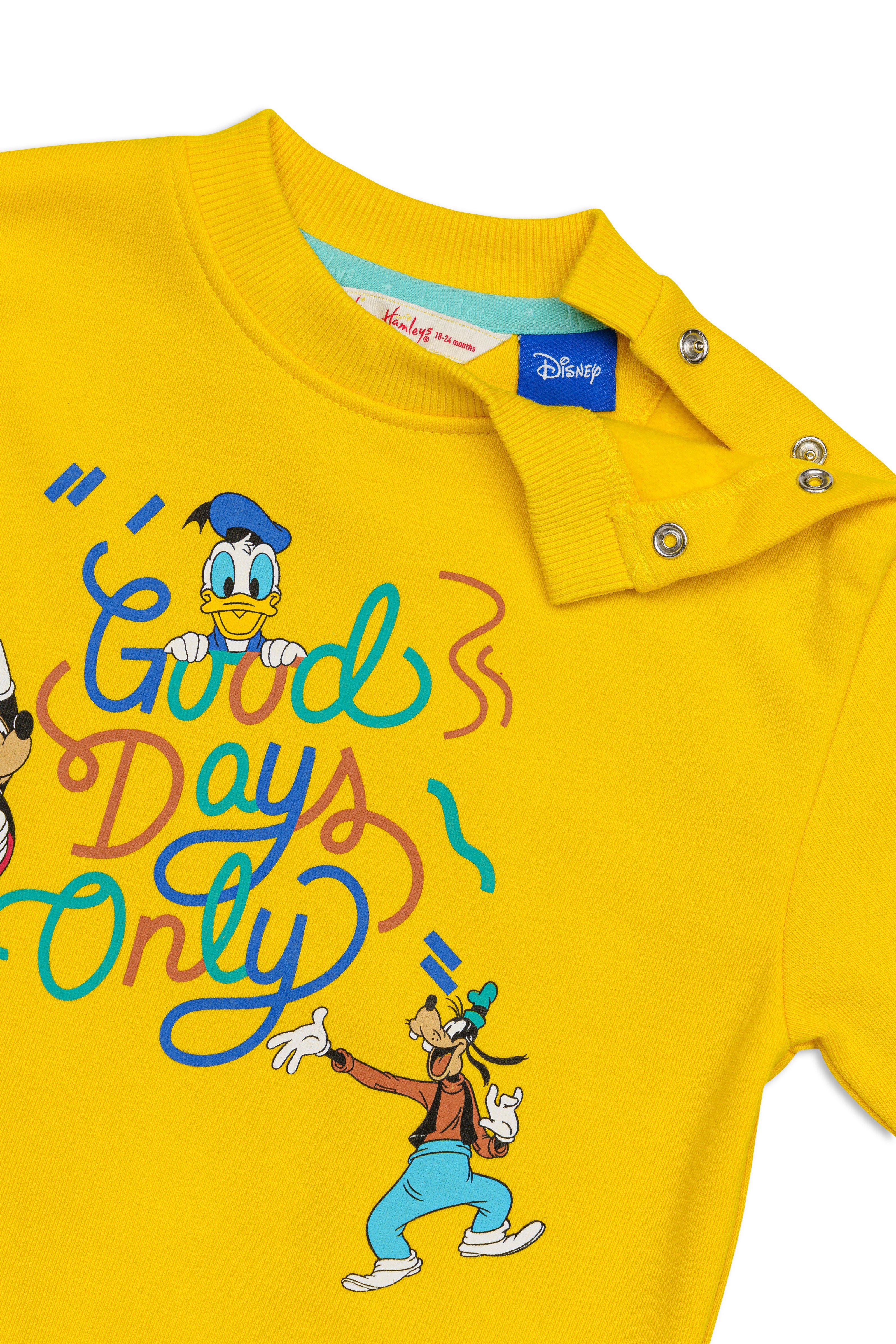 H by Hamleys Boys Tie Cord Sweatshirt - Yellow