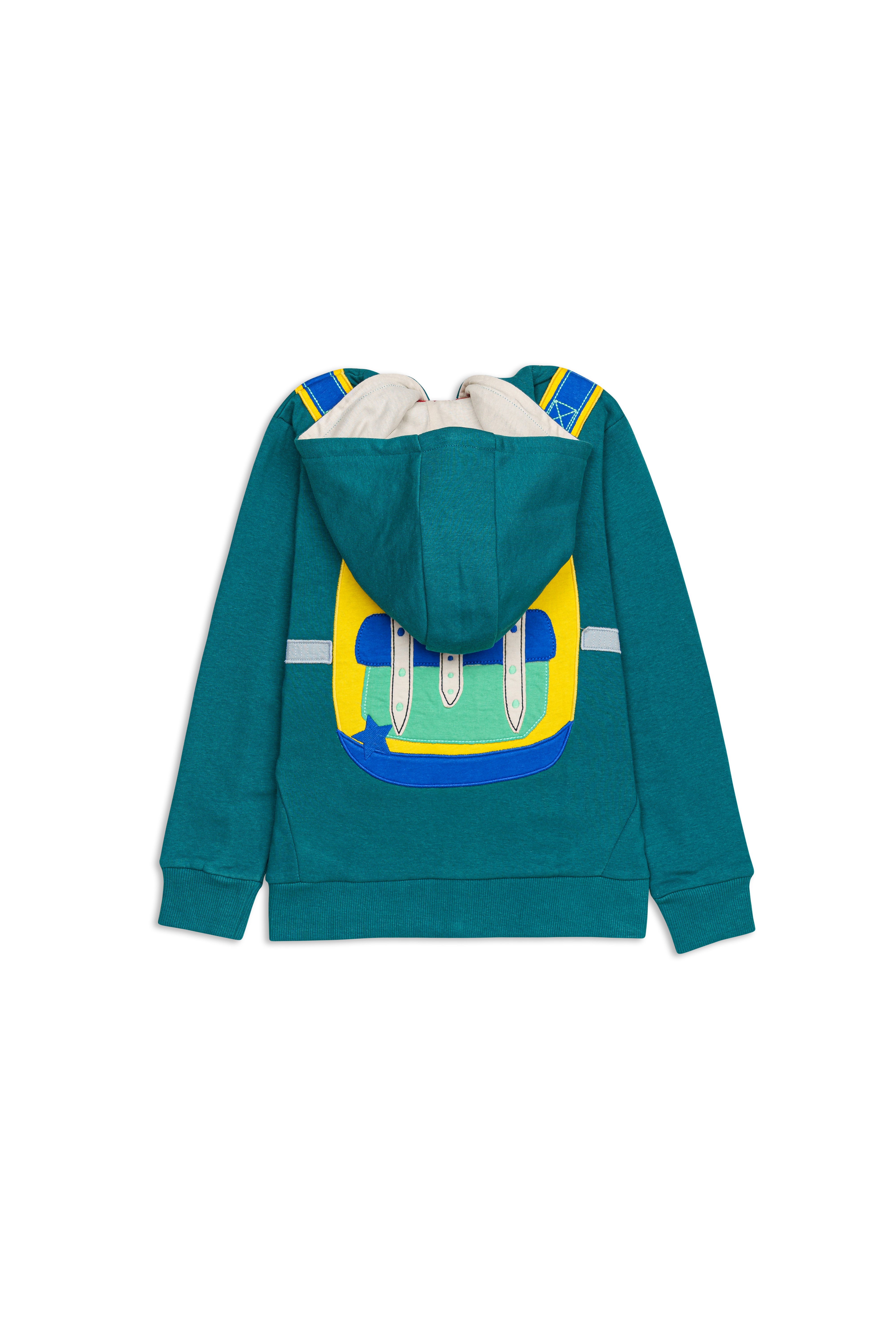 H by Hamleys Boys Full Sleeves Sweatshirt - Green