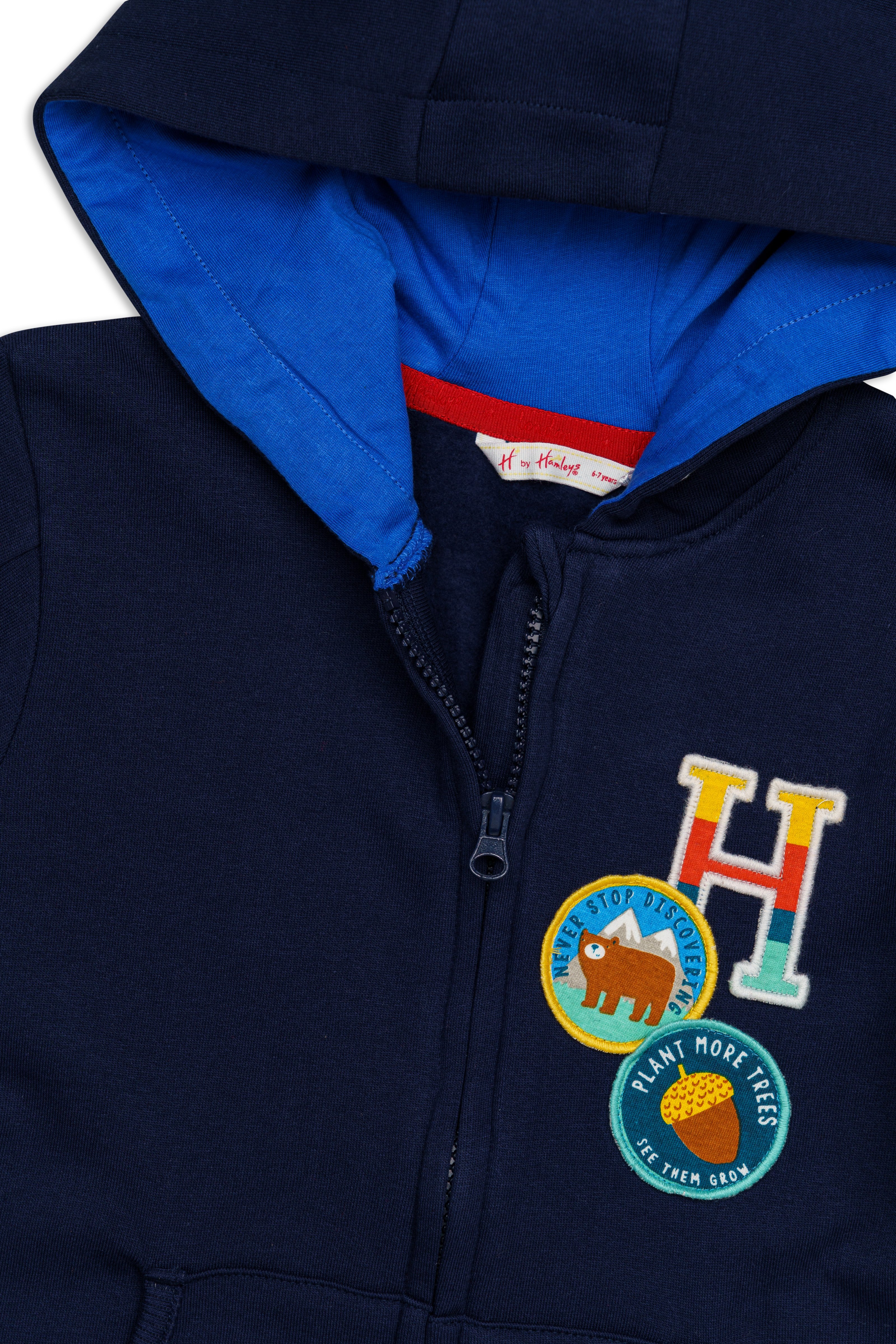 H by Hamleys Boys Full Sleeves Sweatshirt - Navy