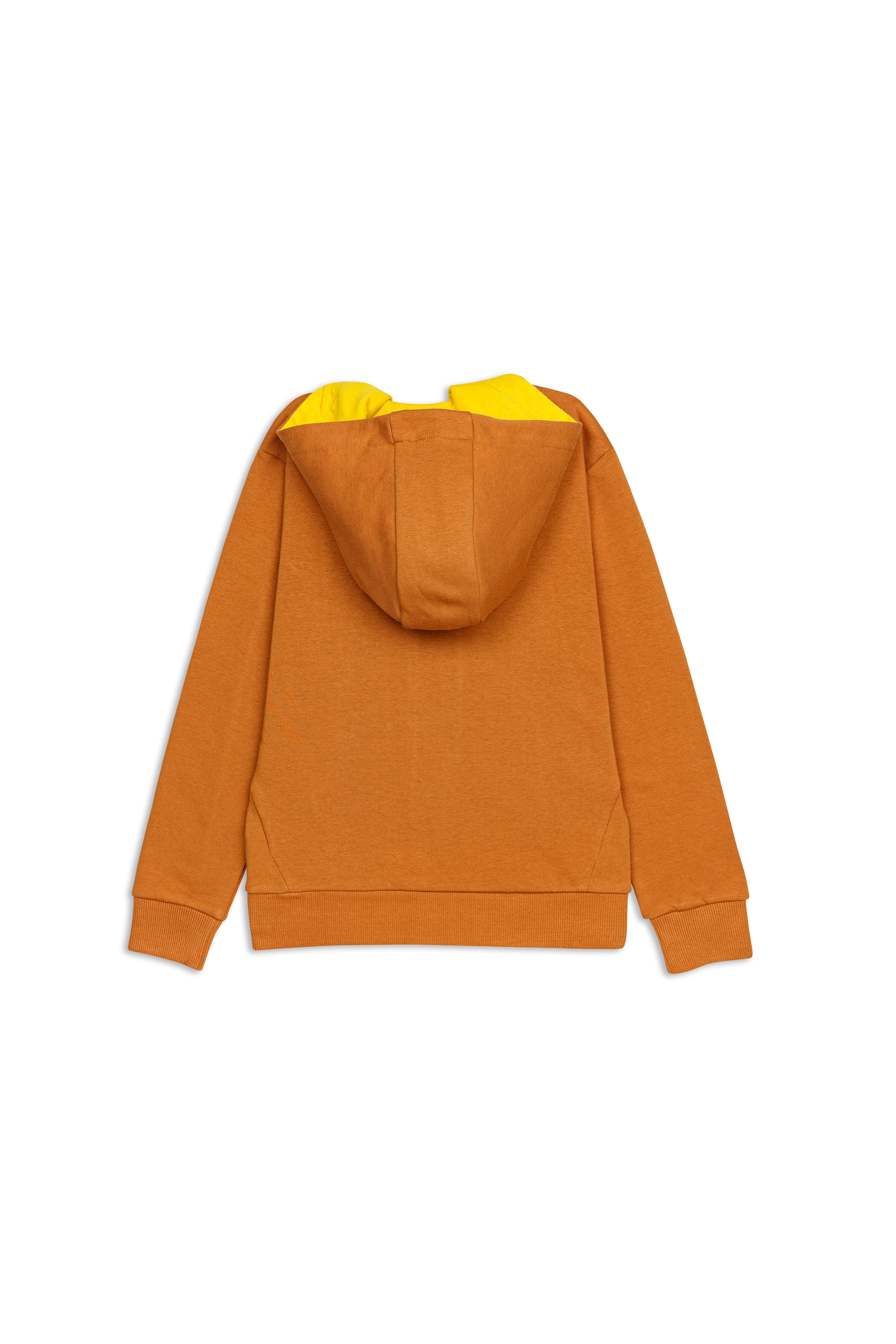 H by Hamleys Boys Full Sleeves Sweatshirt - Brown