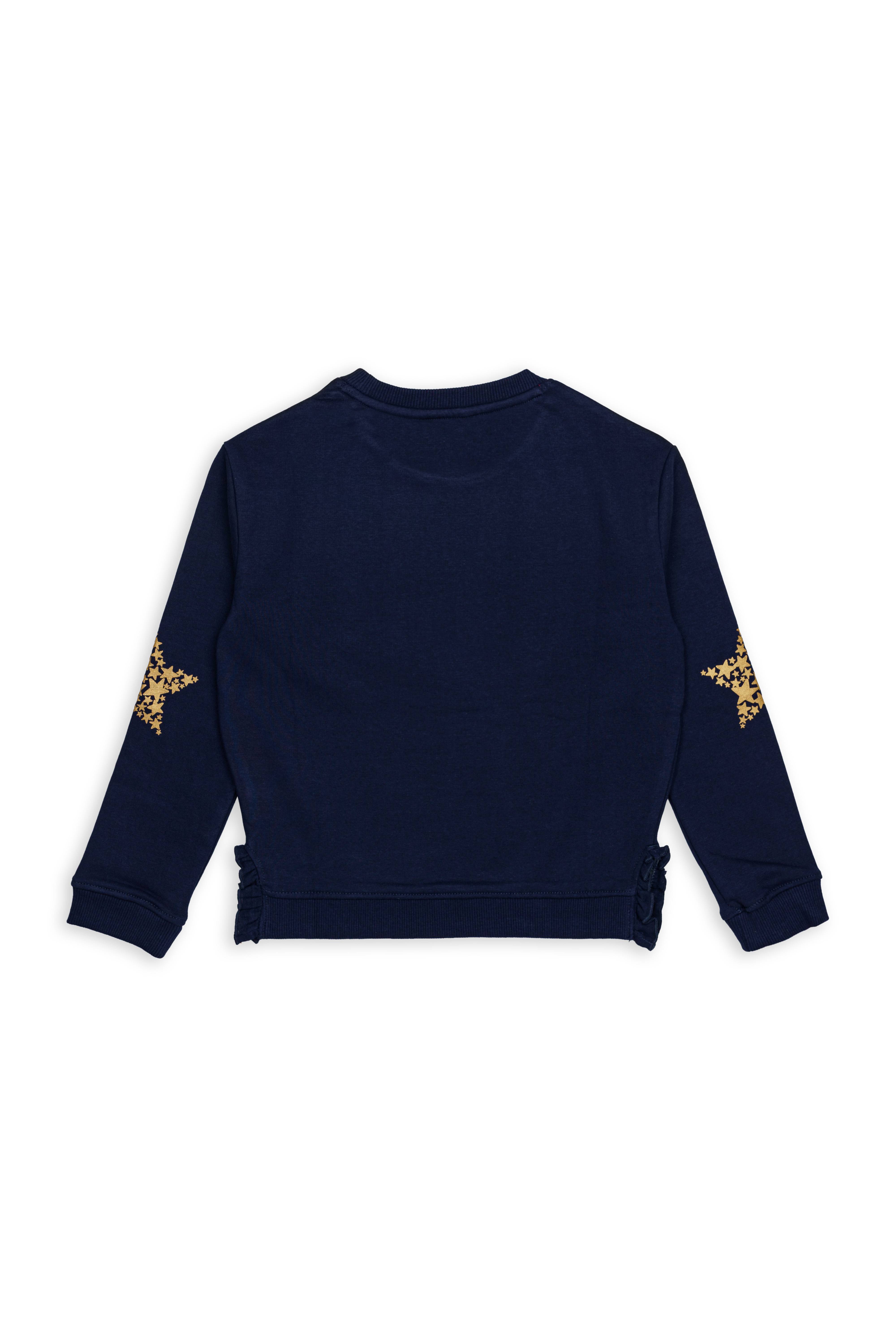 H by Hamleys Girls Full Sleeves Sweatshirt - Blue