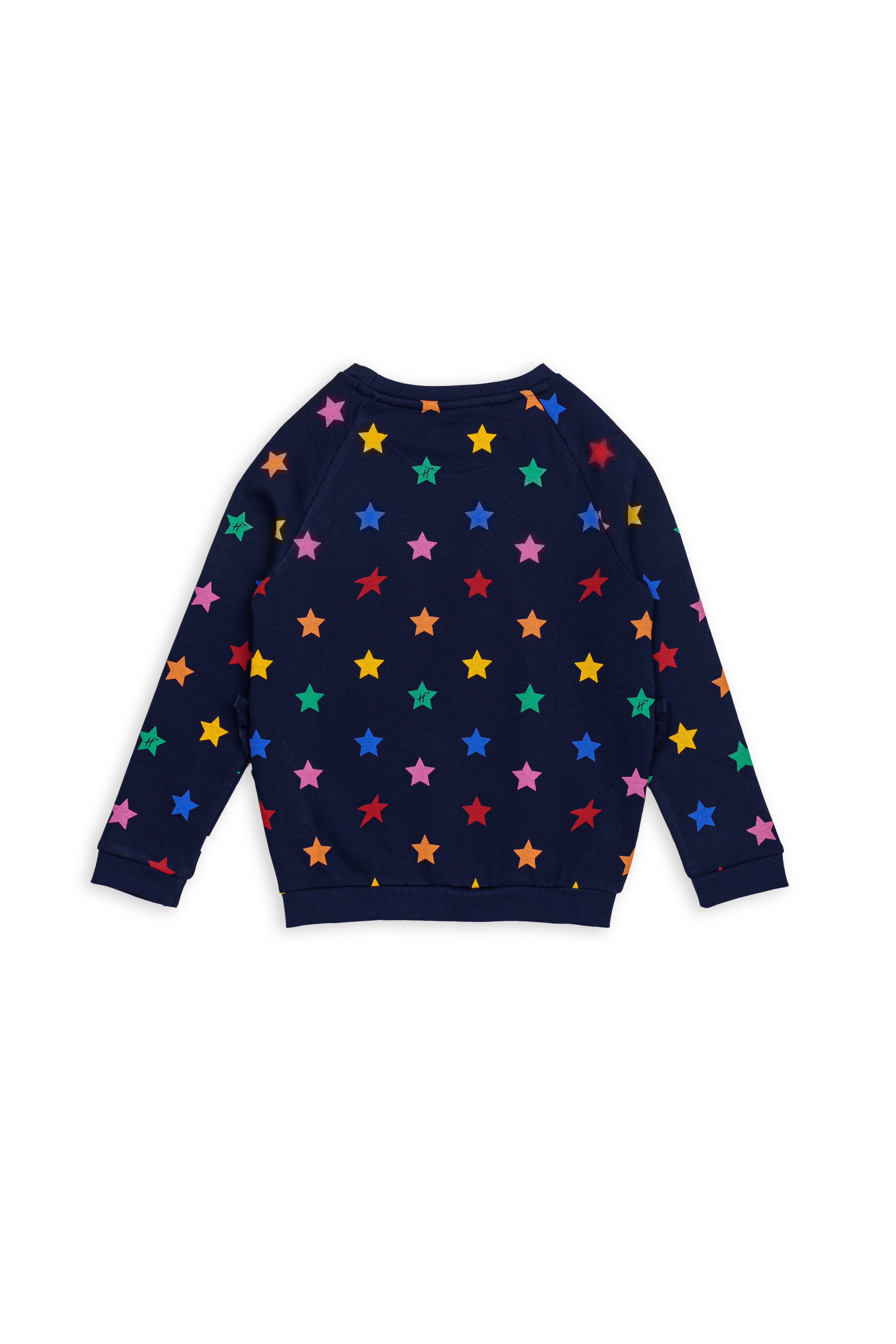 H by Hamleys Girls Full Sleeves Sweatshirt - Blue