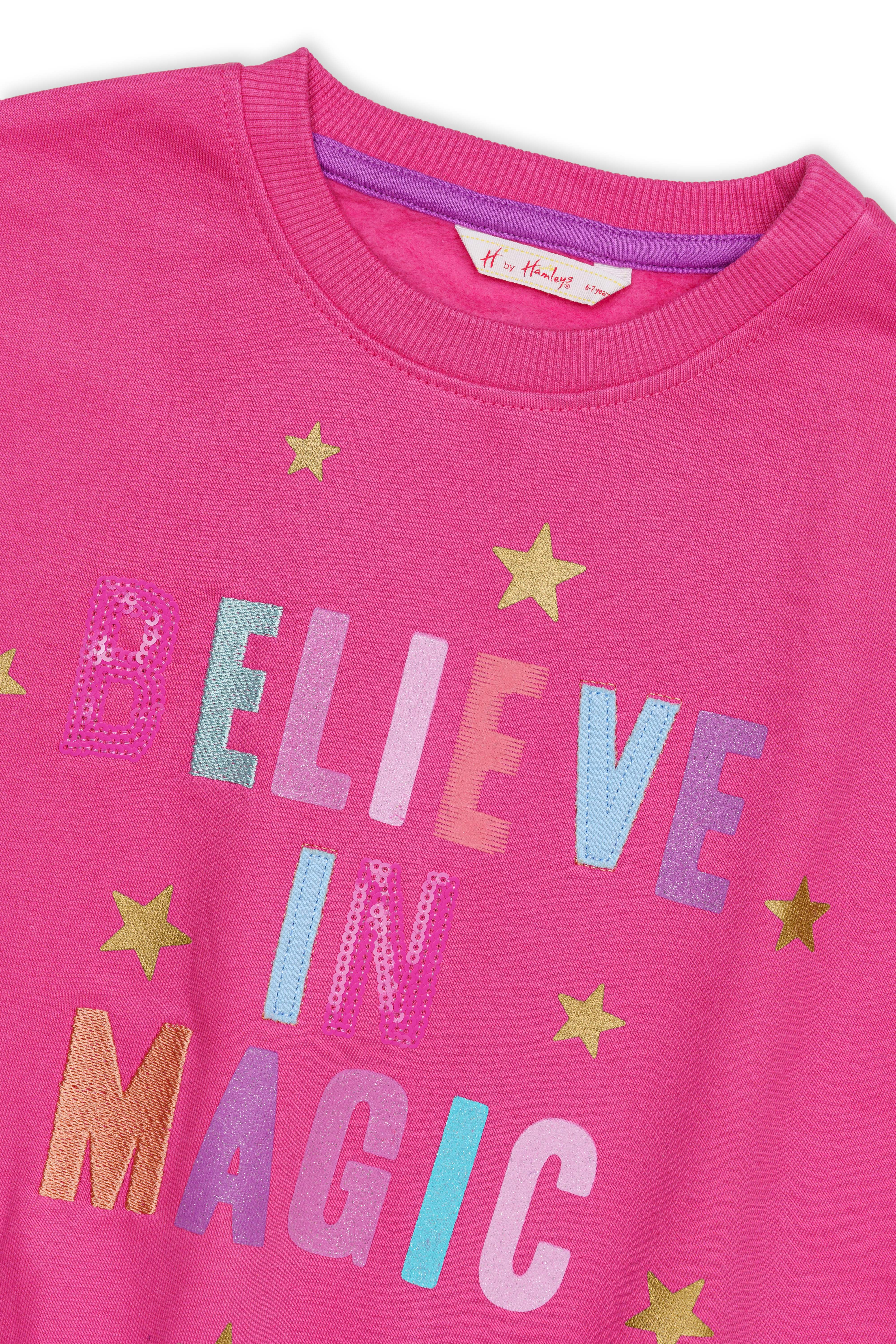 H by Hamleys Girls Full Sleeves Sweatshirt - Red