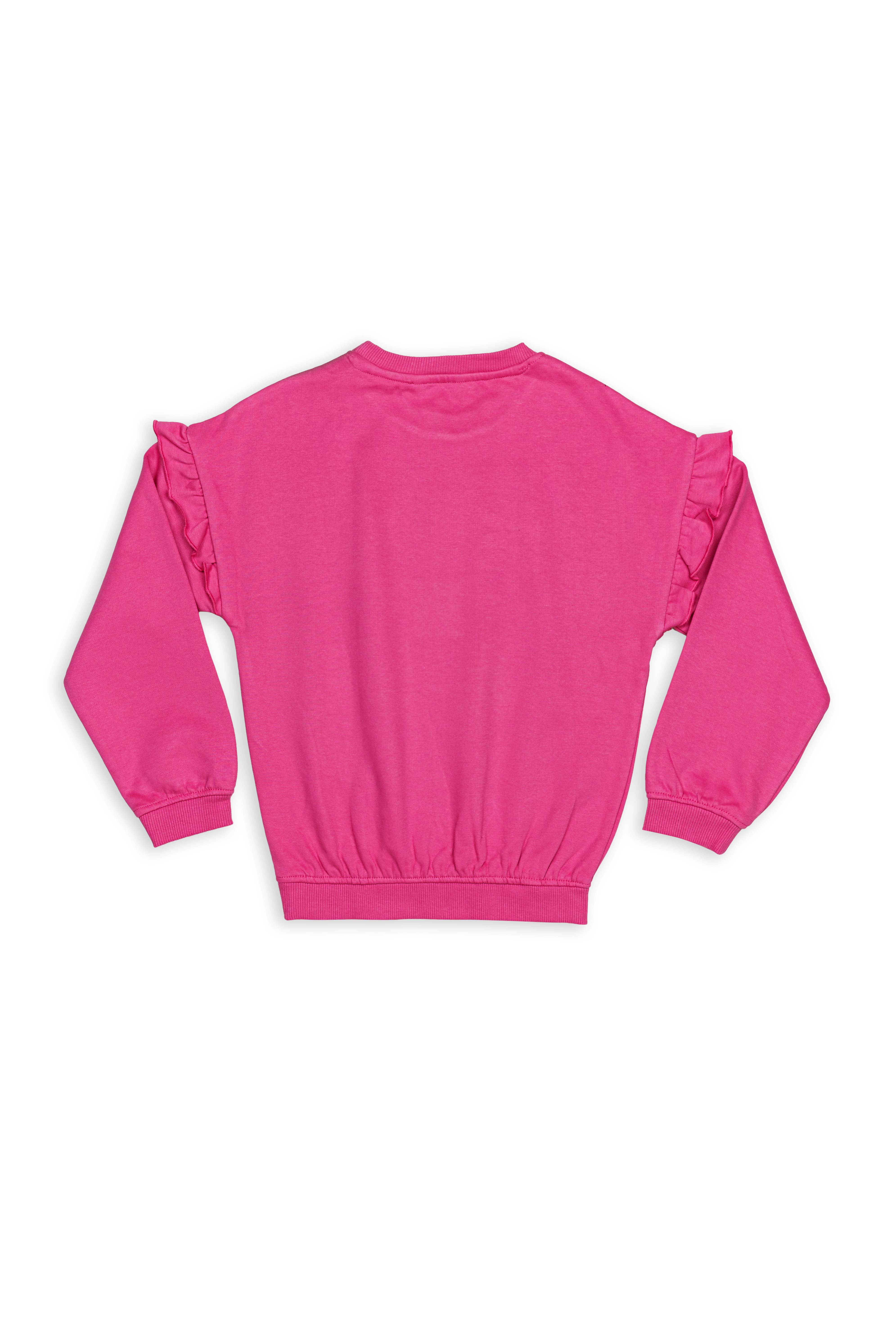 H by Hamleys Girls Full Sleeves Sweatshirt - Red