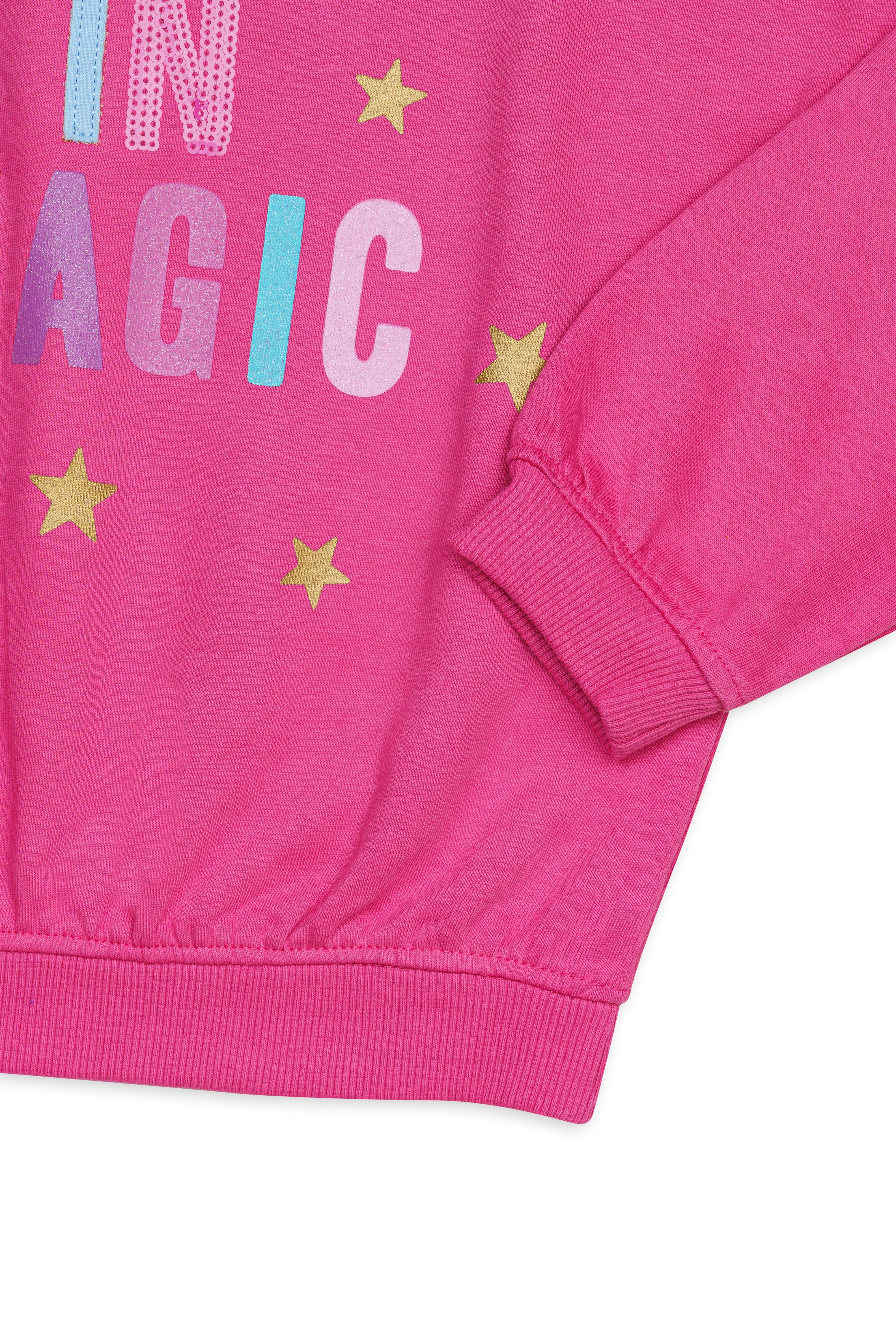 H by Hamleys Girls Full Sleeves Sweatshirt - Red