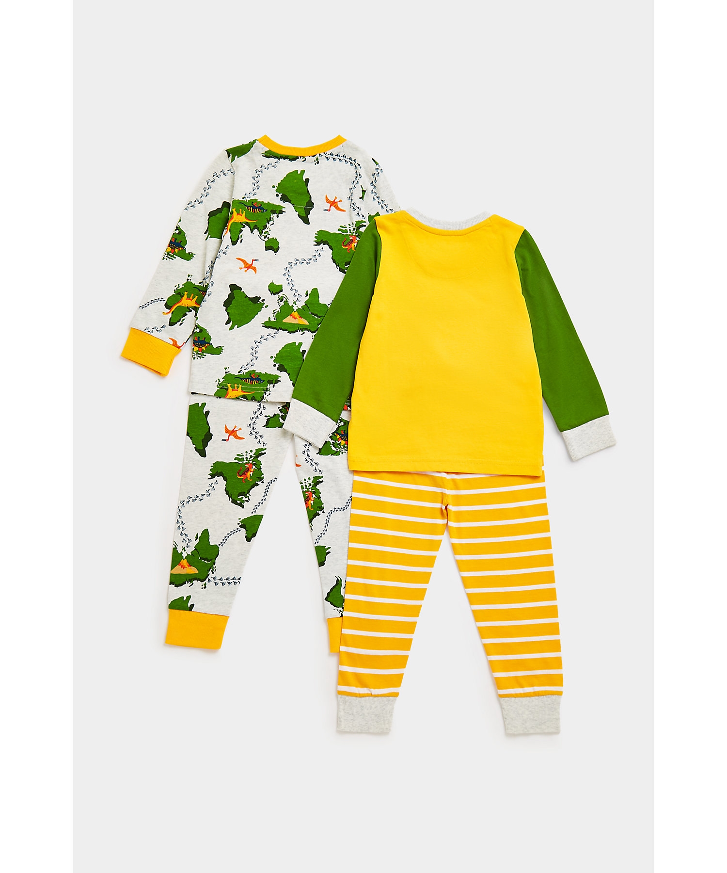 Mothercare | Boys Full Sleeves Pyjama Sets -Pack of 2-Multicolor 1