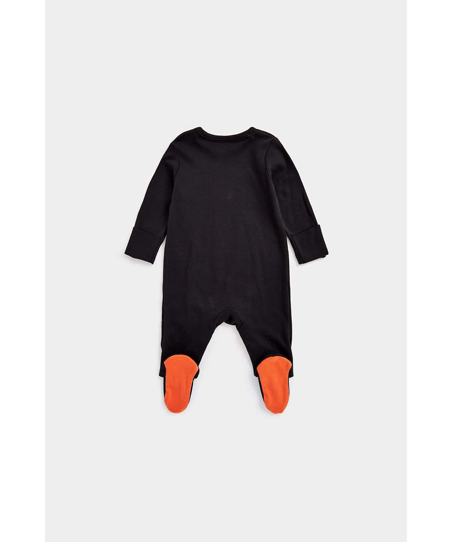 Mothercare | Boys Full Sleeves Sleepsuits-Black 1