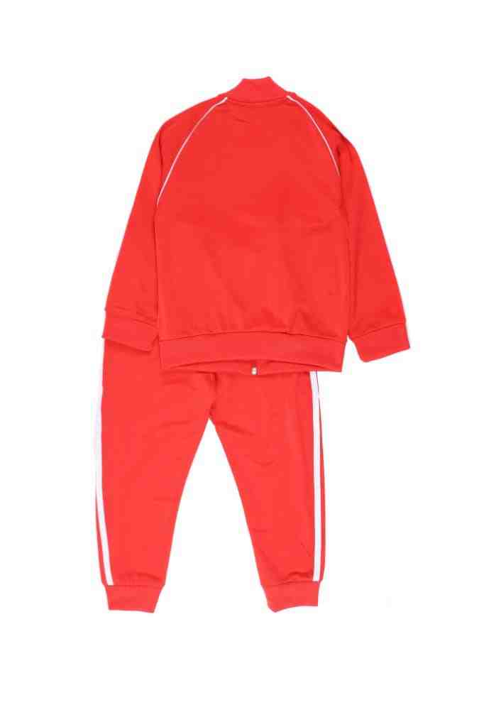 Adidas Kids Unisex Tracksuit Red