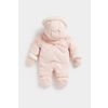Mothercare | Girls Full Sleeves Snowsuit -Pink 1