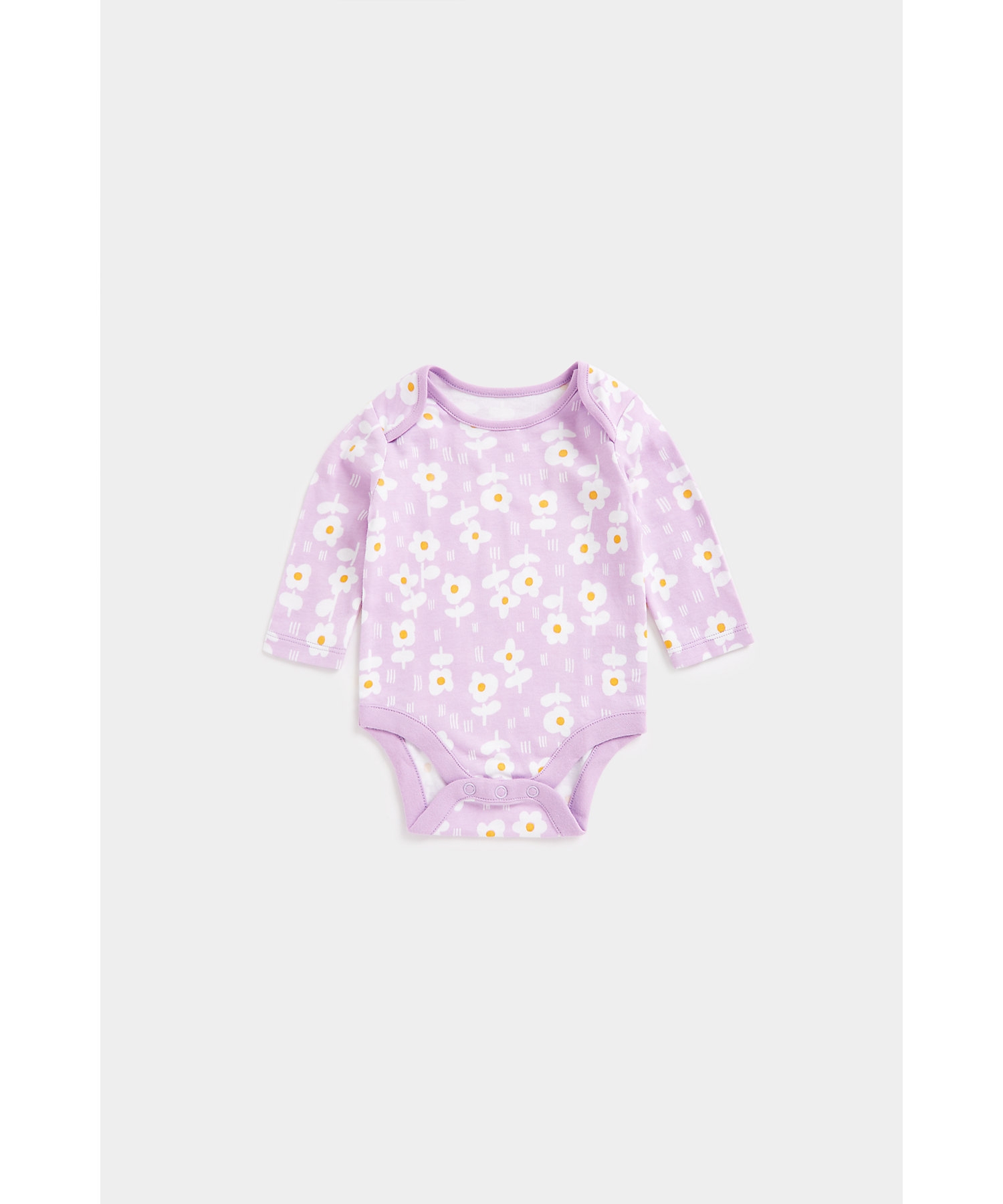 Mothercare | Girls Full Sleeves Bodysuits Fun Colorful Designs-Multicolor 3