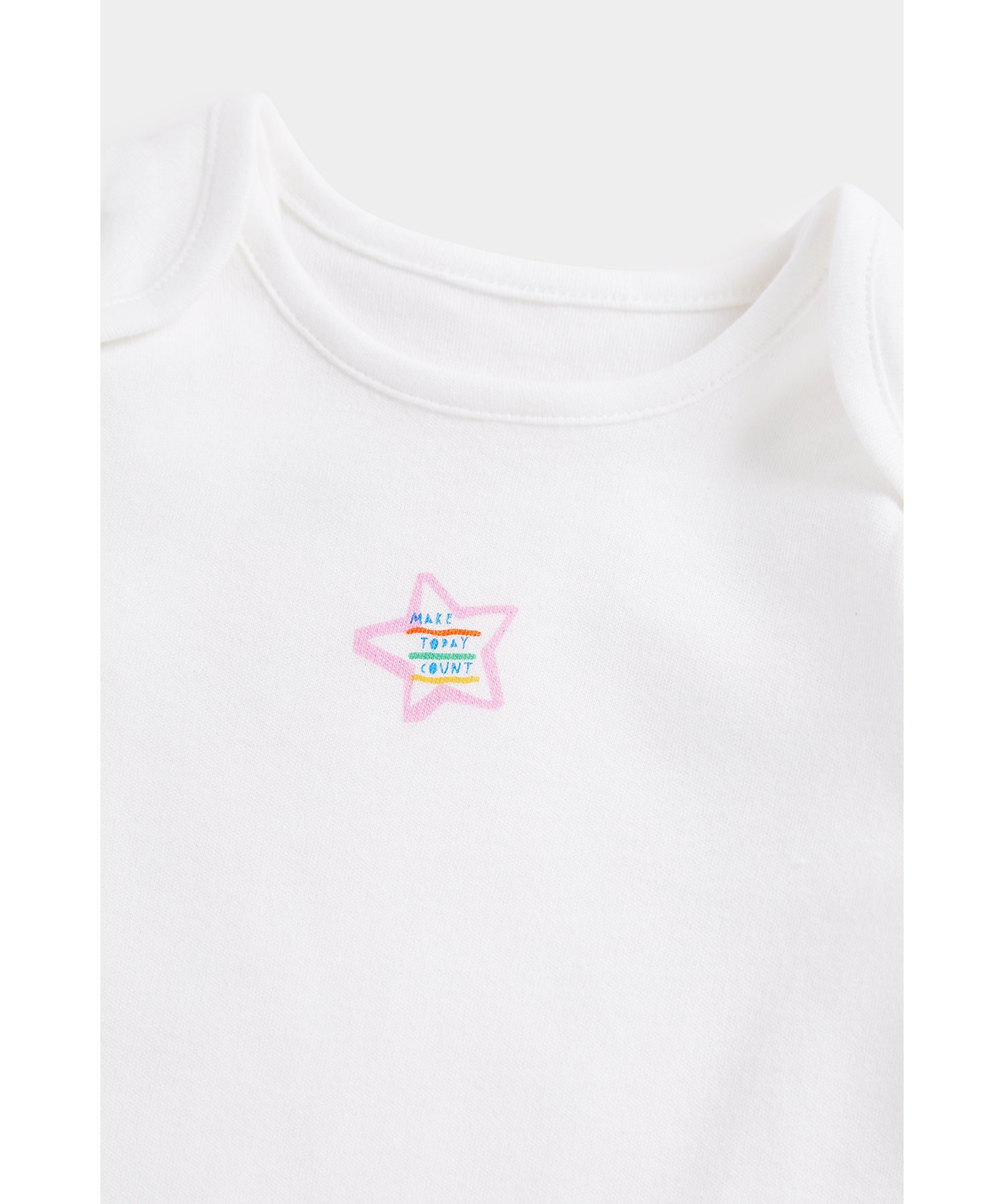 Mothercare | Girls Full Sleeves Bodysuits Fun Colorful Designs-Multicolor 7