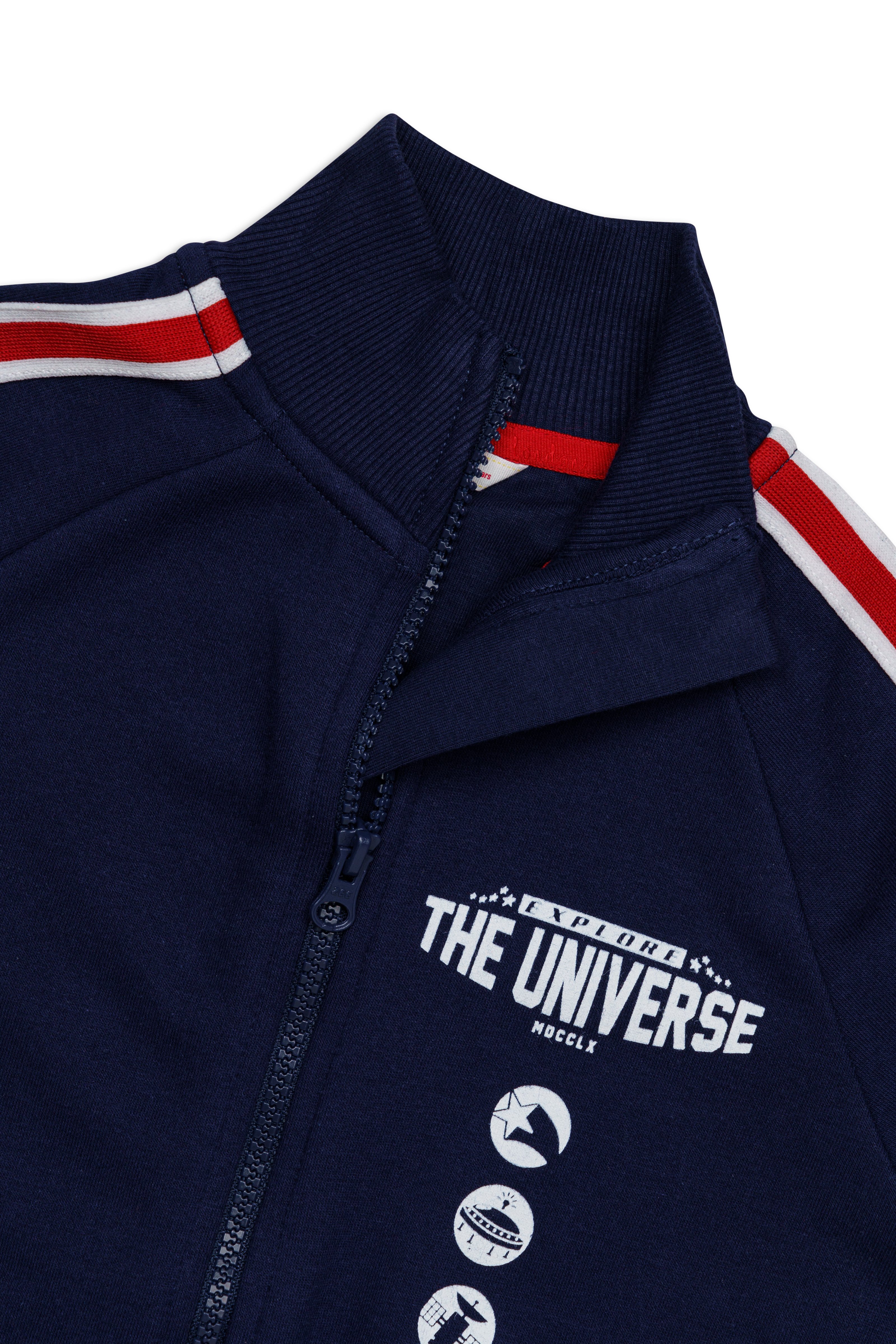 H by Hamleys Boys Full Sleeves Sweatshirt - Navy