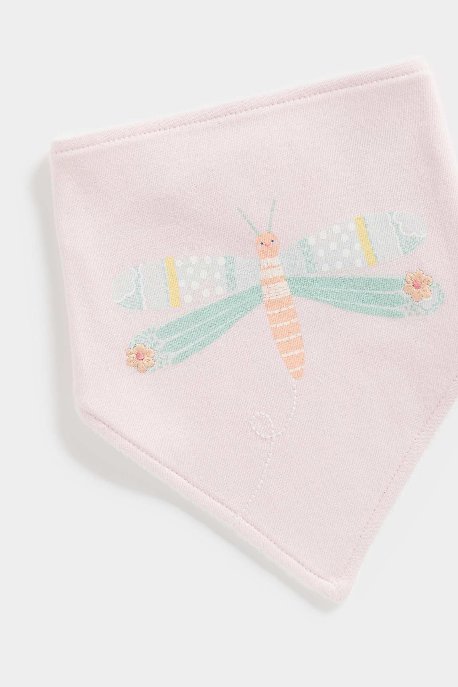 Mothercare Girls Busy Garden Bib -Multicolor