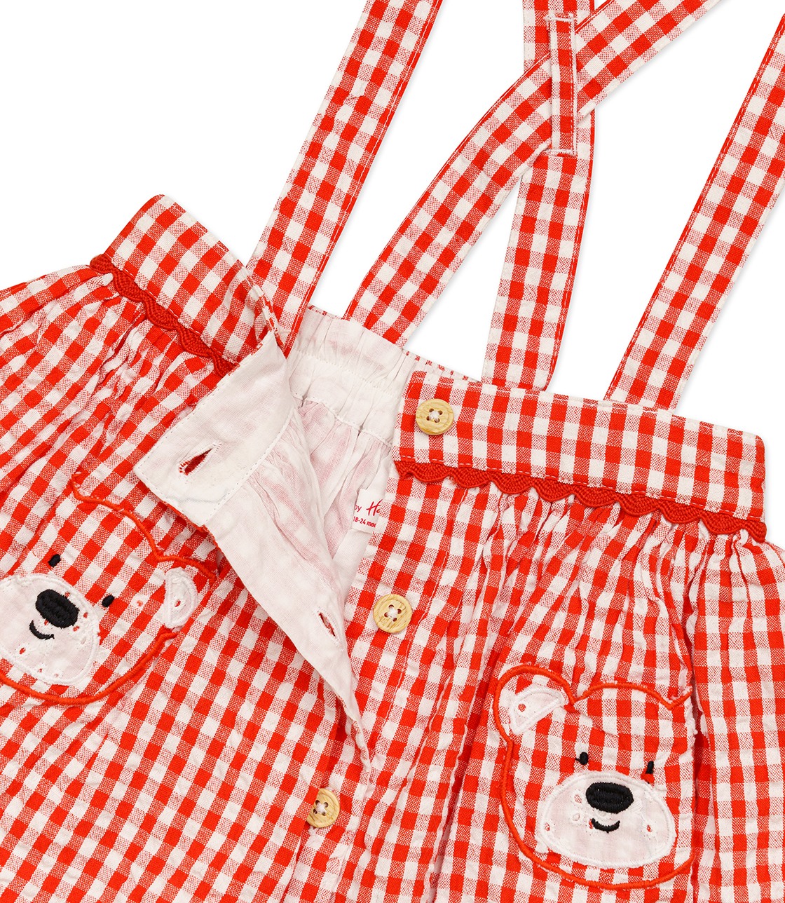 h by hamleys baby girl heritage sets & dungarees- multi colour