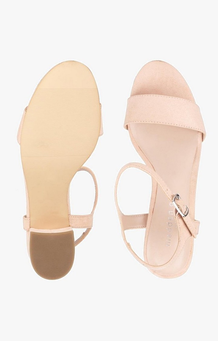Landon Beige Heel Sandals