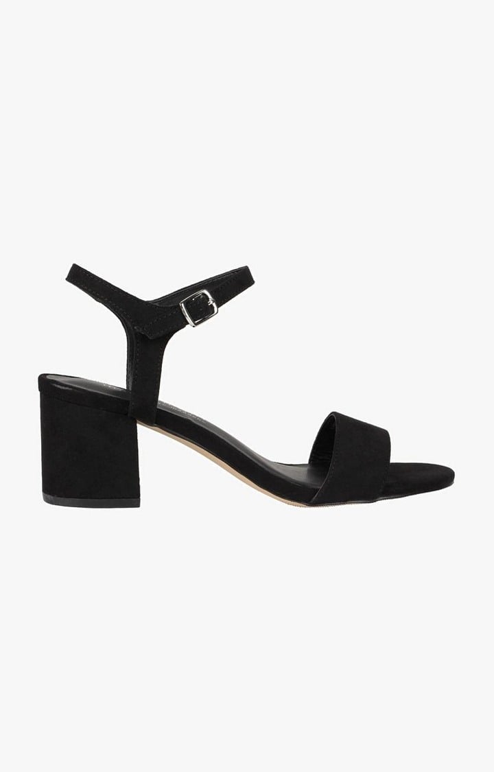 Landon Black Heel Sandals