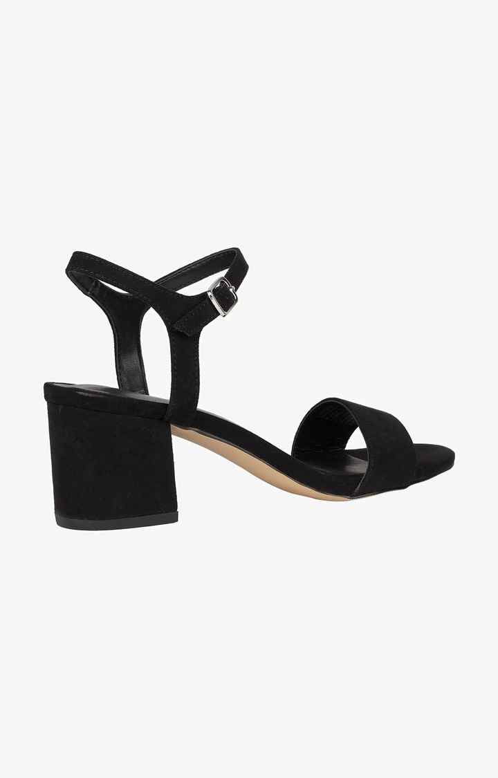 Landon Black Heel Sandals