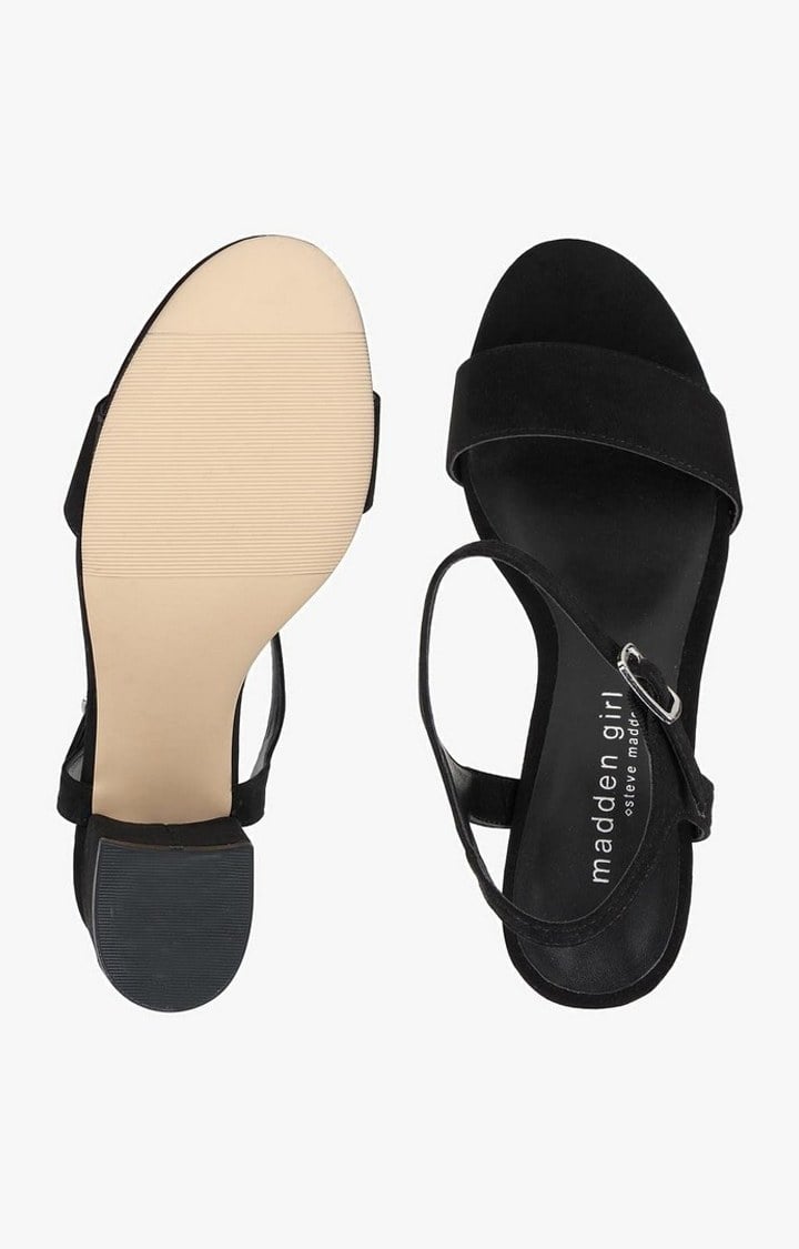 Landon Black Heel Sandals