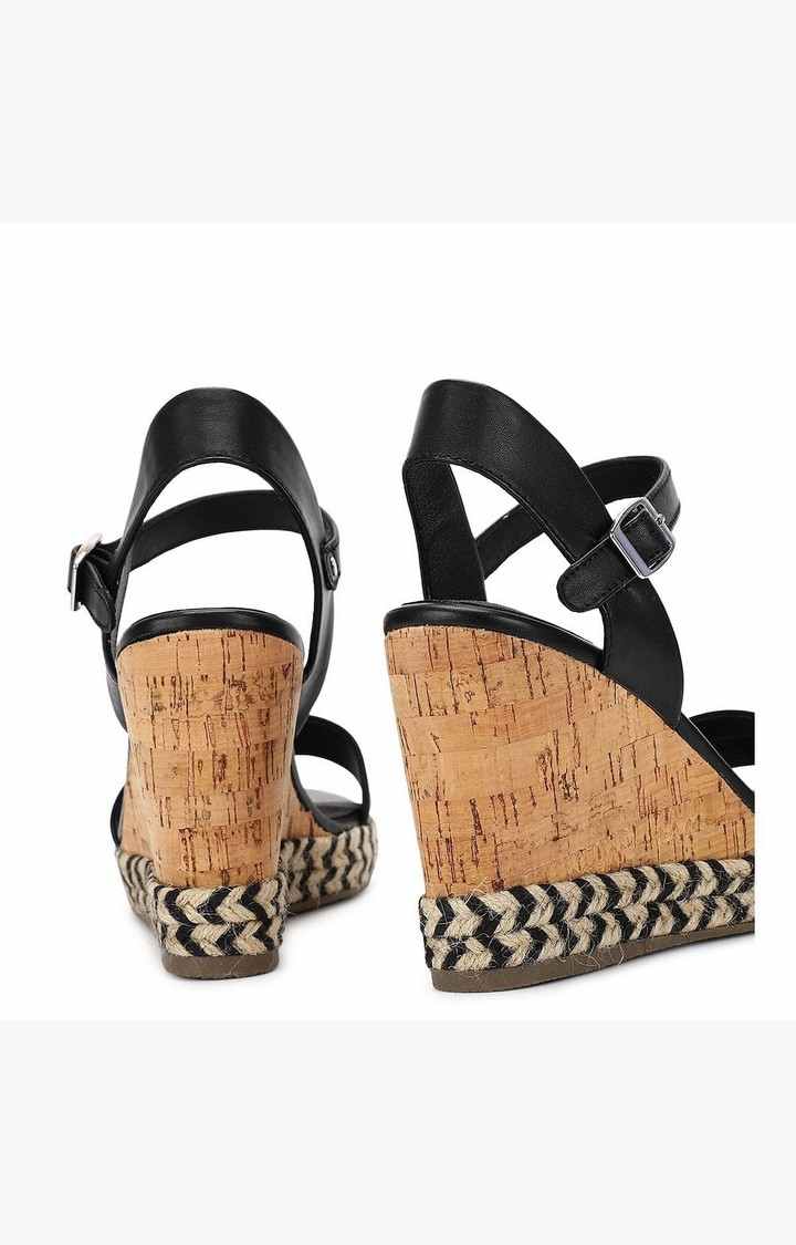 Lakin Black Wedges