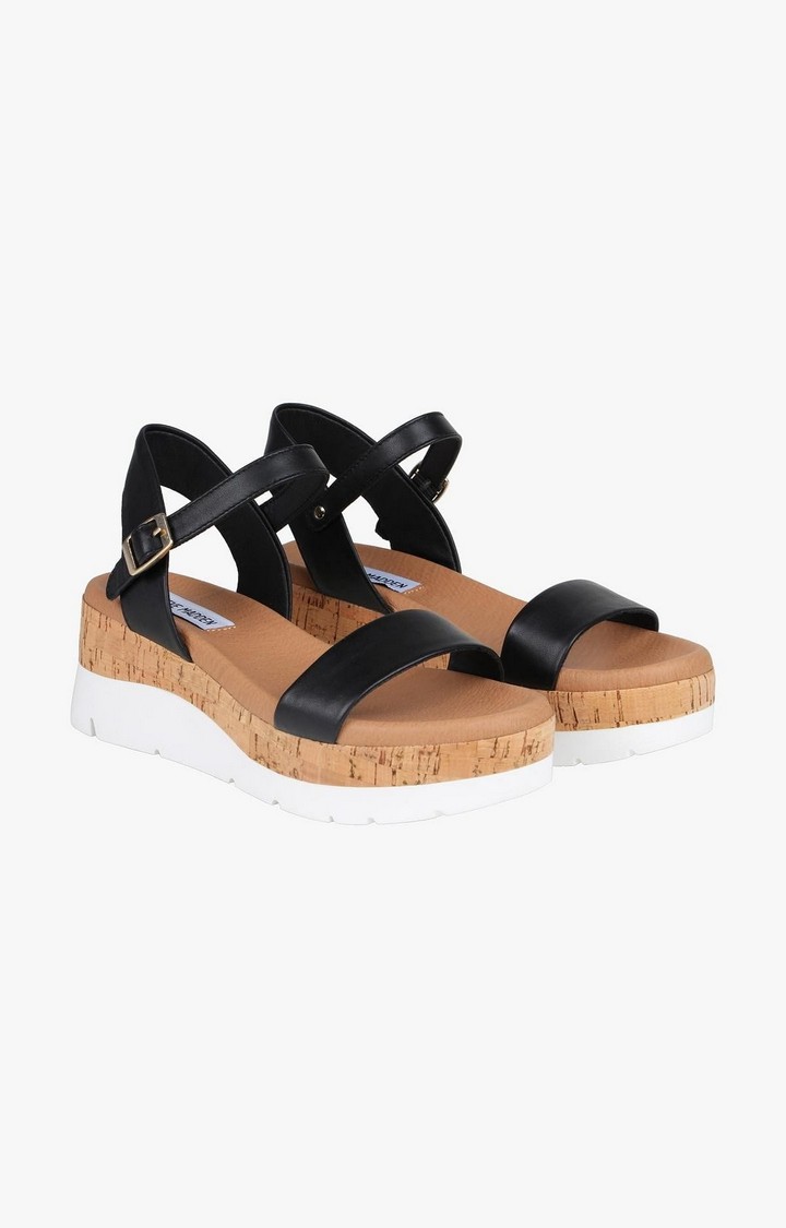 Roselita Black Wedges