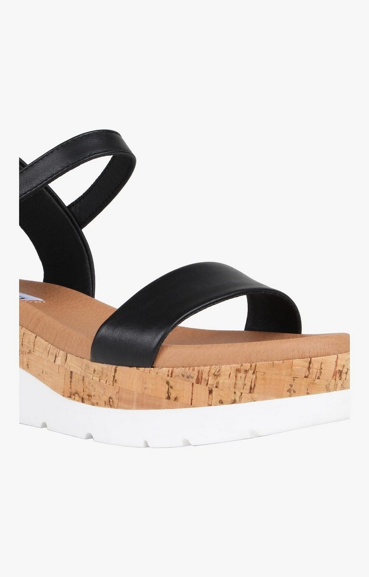 Roselita Black Wedges