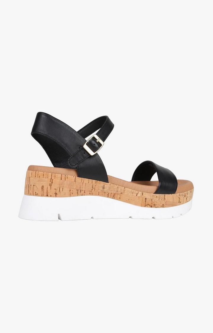 Roselita Black Wedges