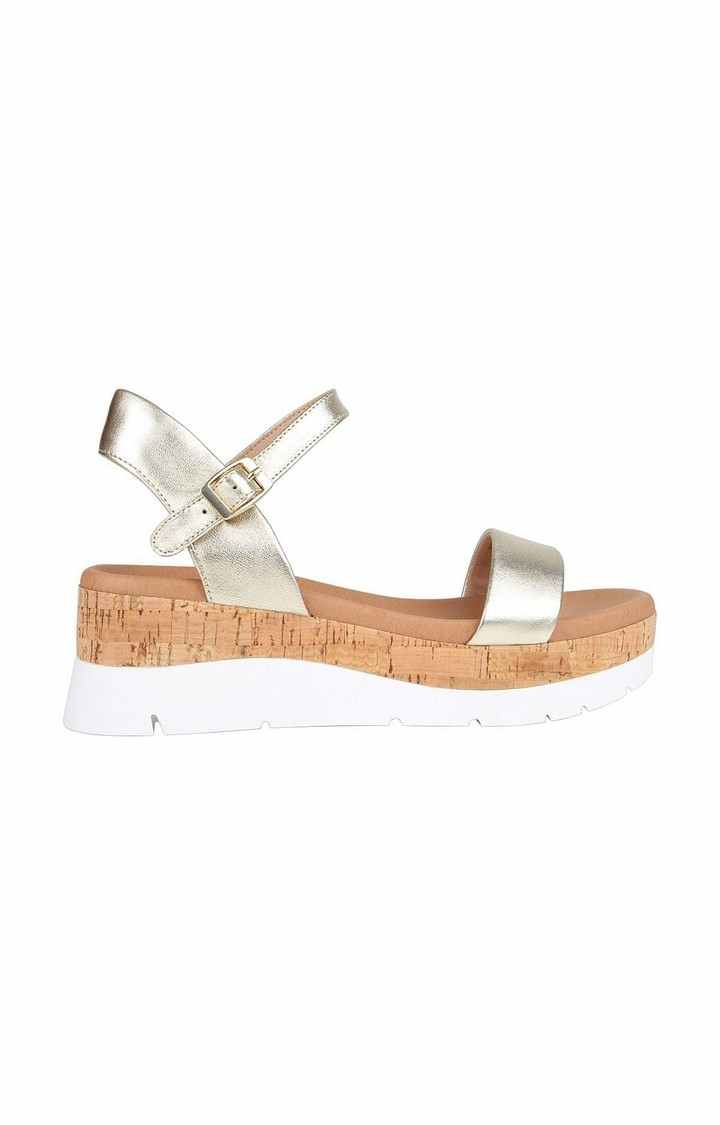 Roselita Gold Wedges