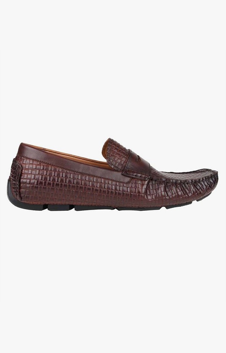 Breezes Brown Driver Loafers