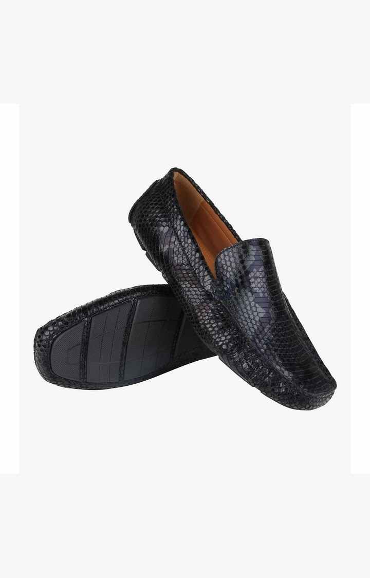 Breezes-S Black Driver Loafers