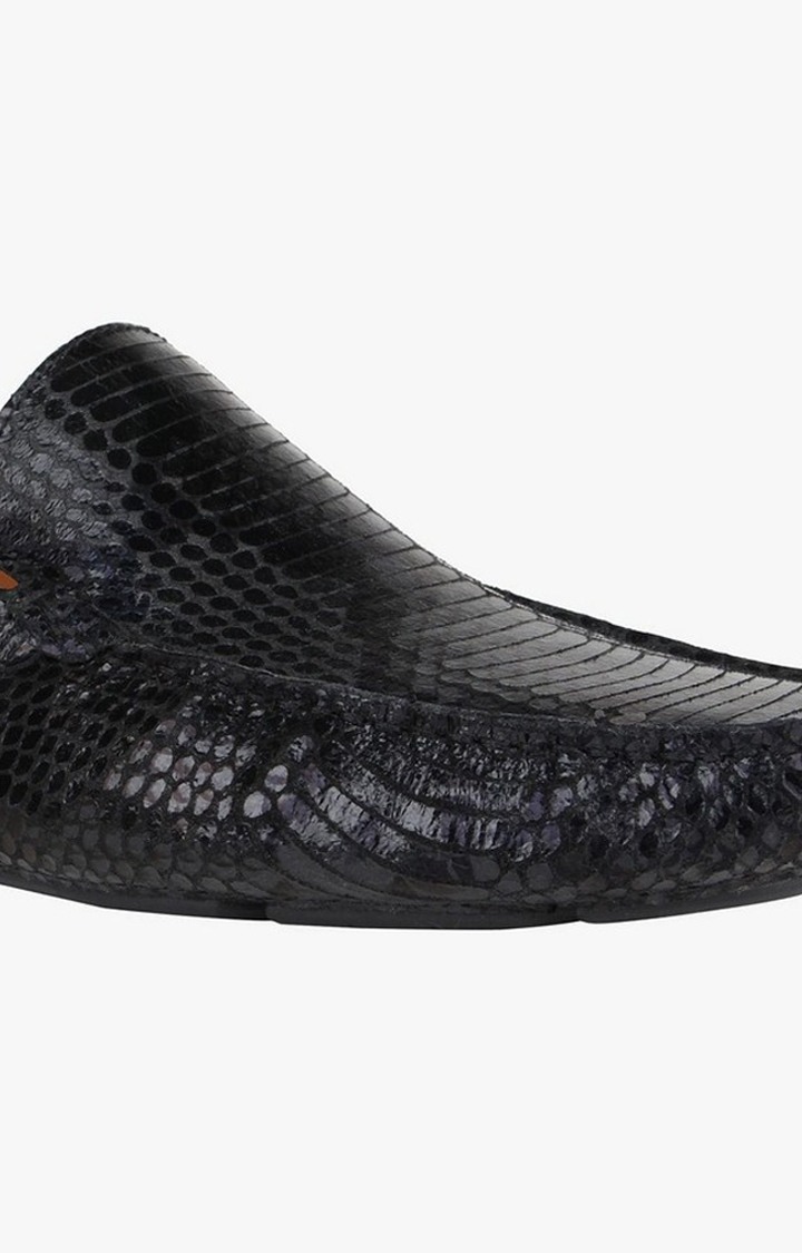 Breezes-S Black Driver Loafers