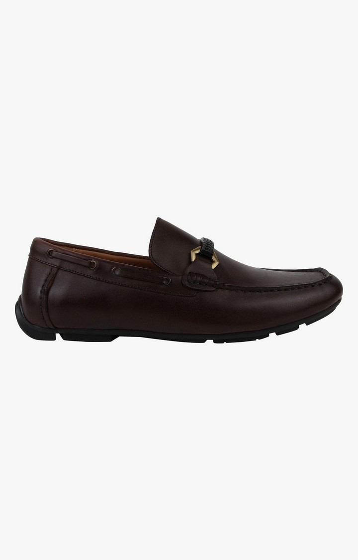 Krack Brown Driver Loafers