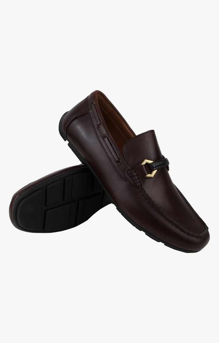 Krack Brown Driver Loafers
