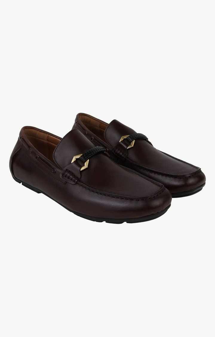 Krack Brown Driver Loafers