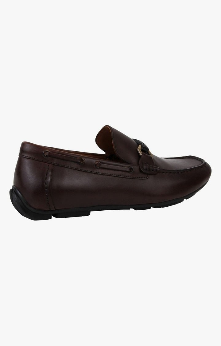 Krack Brown Driver Loafers