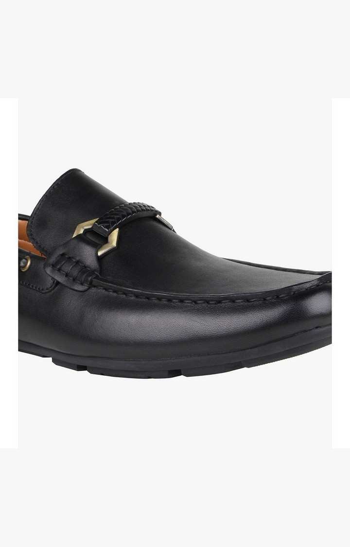Krack Black Driver Loafers