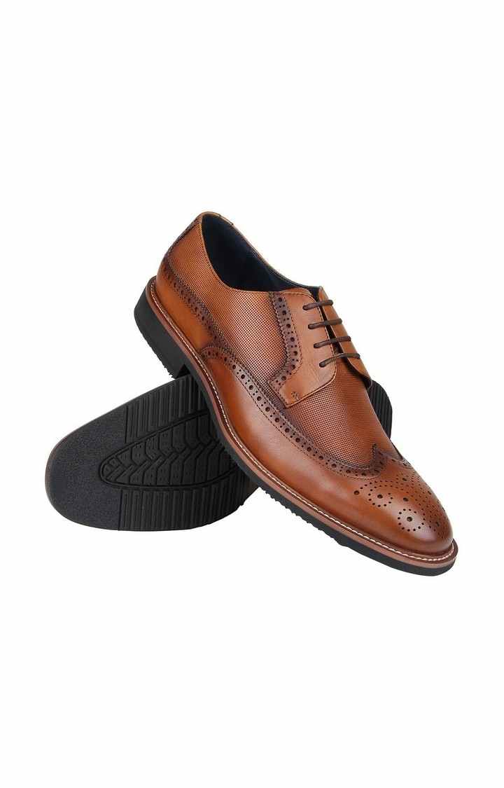 Kevinn Brown Tie-Ups & Dress Loafers
