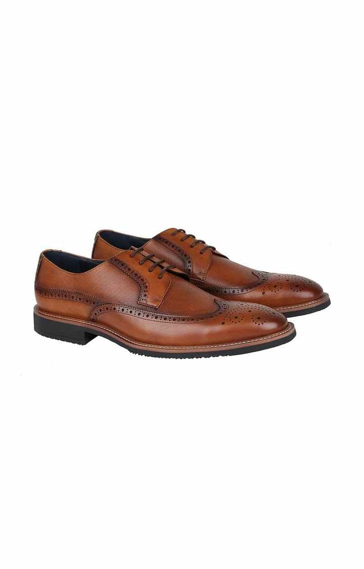 Kevinn Brown Tie-Ups & Dress Loafers