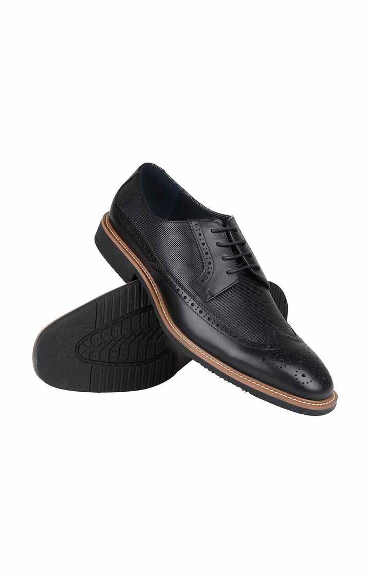Kevinn Black Tie-Ups & Dress Loafers
