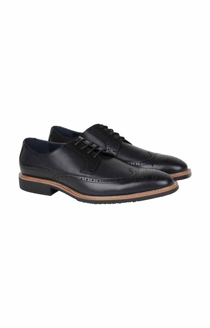 Kevinn Black Tie-Ups & Dress Loafers