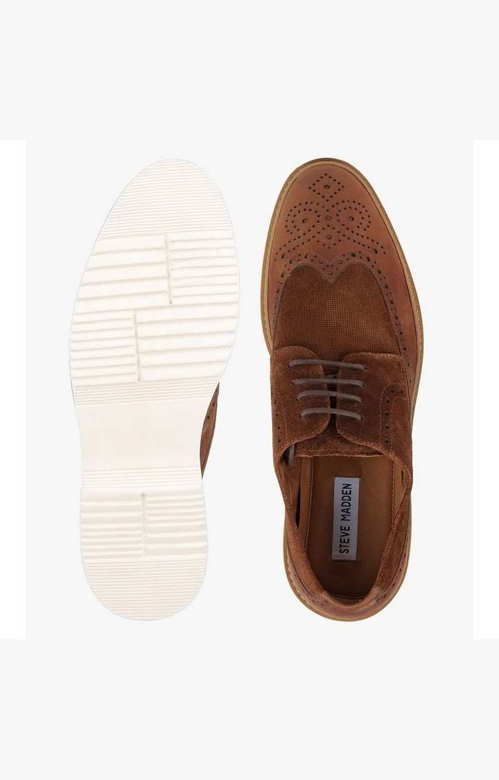 Devon Brown Tie-Ups & Dress Loafers