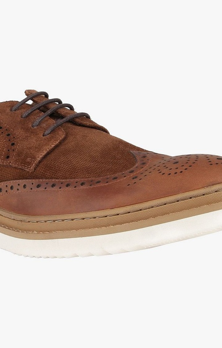 Devon Brown Tie-Ups & Dress Loafers