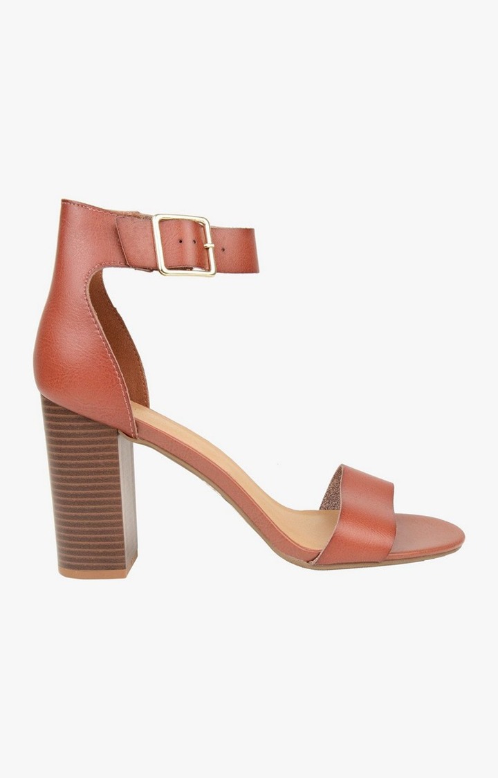 Harmonyy Red Heel Sandals