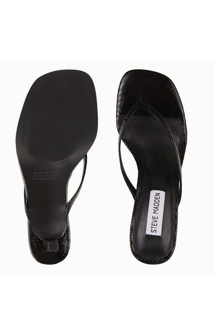 Melrose Black Heel Sandals