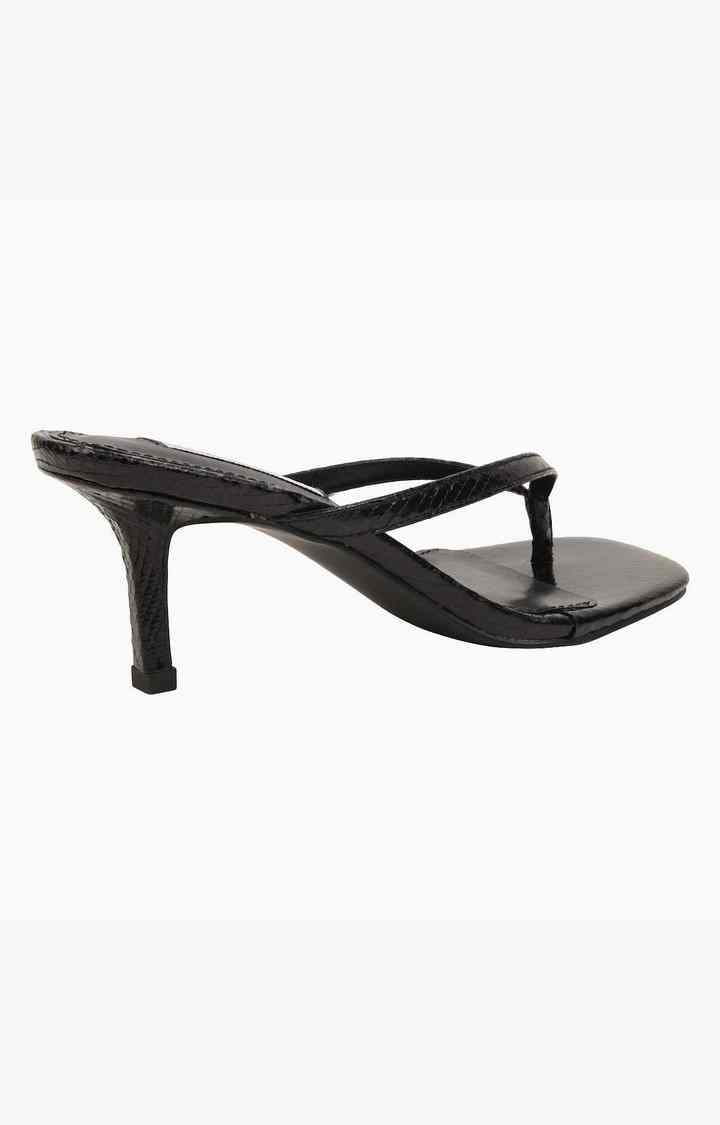 Melrose Black Heel Sandals