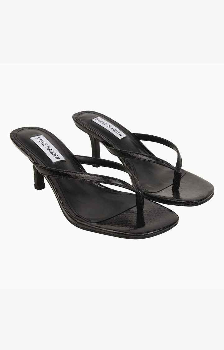 Melrose Black Heel Sandals