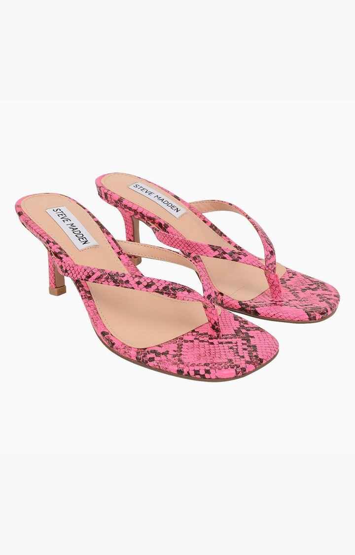 Melrose Pink Heel Sandals