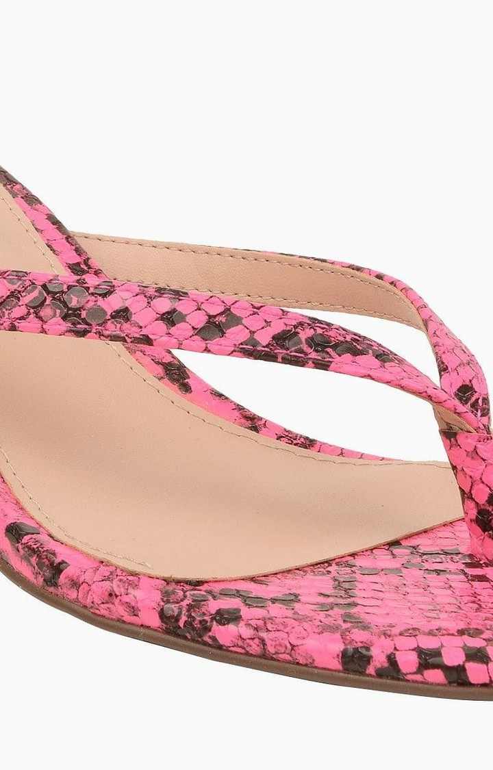 Melrose Pink Heel Sandals