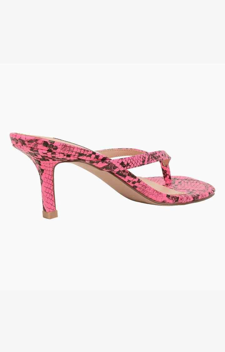 Melrose Pink Heel Sandals