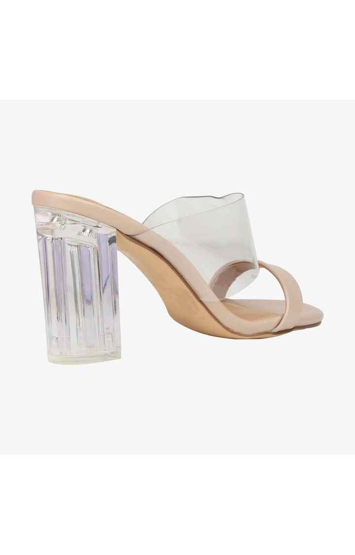 Averie Transparent Heel Sandals