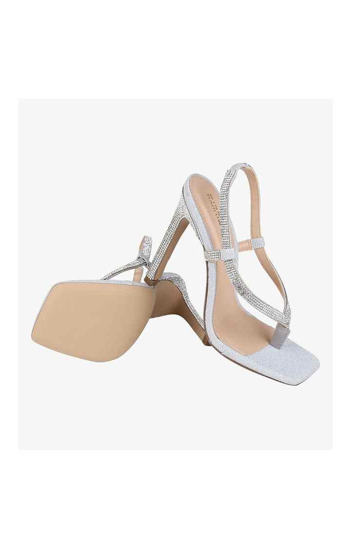 Bashment Gold Heel Sandals